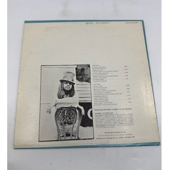 Leon Russell – Leon Russell 1970 Vinyl, LP, Record Album - Picture 2 of 5